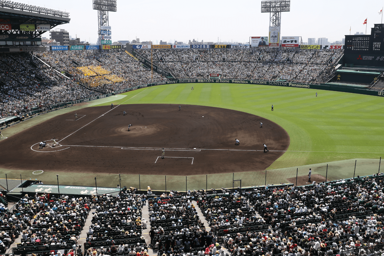 '18年に行われた甲子園の様子
