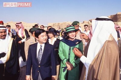 初めての海外公務でサウジアラビアの『ディライヤ遺跡』をご訪問。平成6（1994）年11月