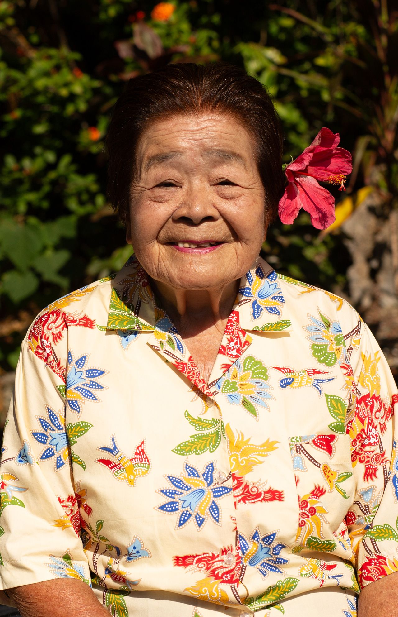 大田吉子さん●1934年、沖縄県生まれ。22歳で結婚、子育てをしながらアイスキャンディー店などさまざまな仕事を経験。2019年にTikTokを始めて人気者に。撮影／UNE