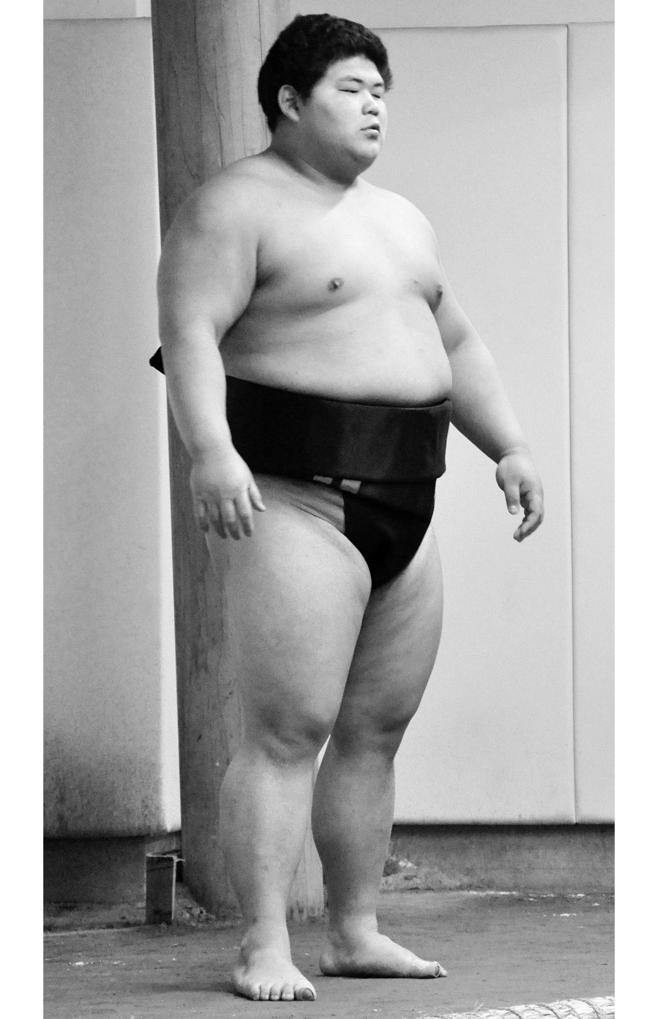 落合 髷が結えない初々しさの一方で、ベテラン相撲ライターも圧倒された存在感を　撮影／共同通信