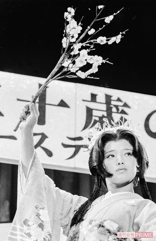 20歳の誕生日は総勢800名を招待して、東京のホテル・オークラで盛大に（'79年1月）　撮影／週刊女性写真班