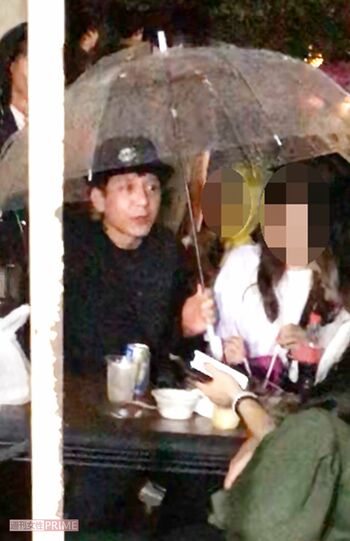 '19年、妻子とともに都内の秋祭りに参加した勝村政信