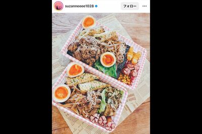 天然キャラとのギャップがある、定食屋さん系がっつり弁当。食べ盛りでも心配なし！