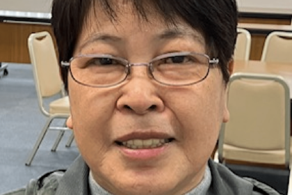 大矢さよ子さん。中高年シングル女性の自助グループ「わくわくシニアシングルズ」代表。編著書に『シニアシングルズ　女たちの知恵と縁』（大月書店）がある。