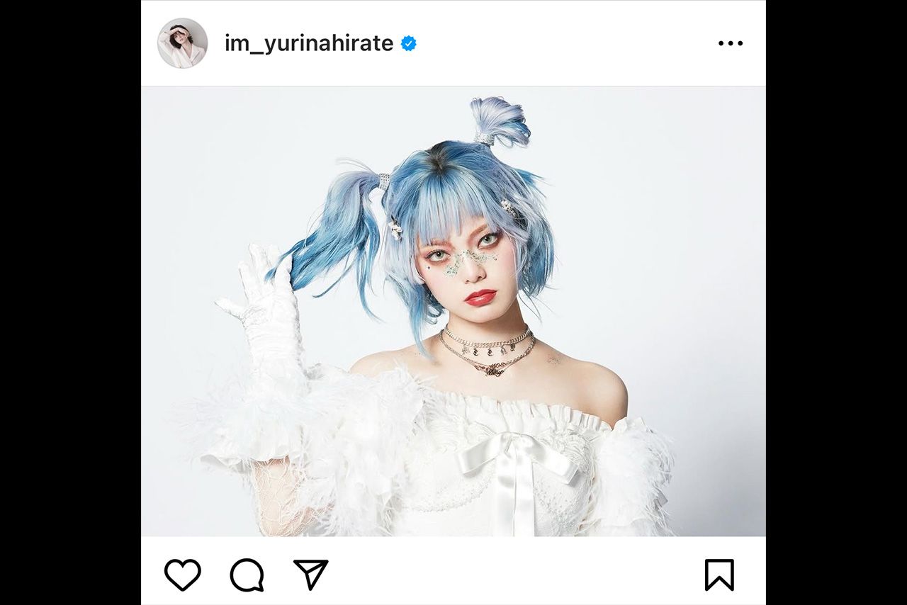 平手の新曲『ミニメニマイニモ』での奇抜なビジュアルには驚きの声が（写真は本人インスタグラムより）