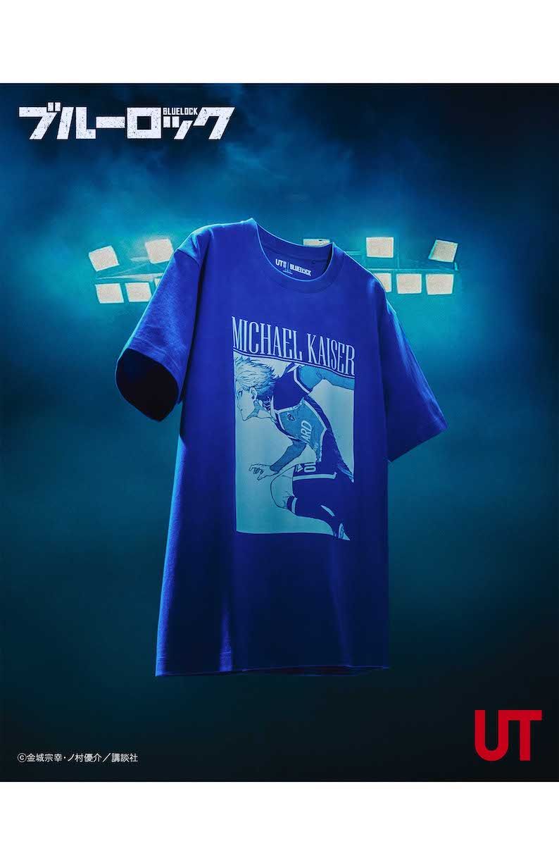大人気漫画『ブルーロック』とのユニクロのコラボTシャツ（公式Xより）
