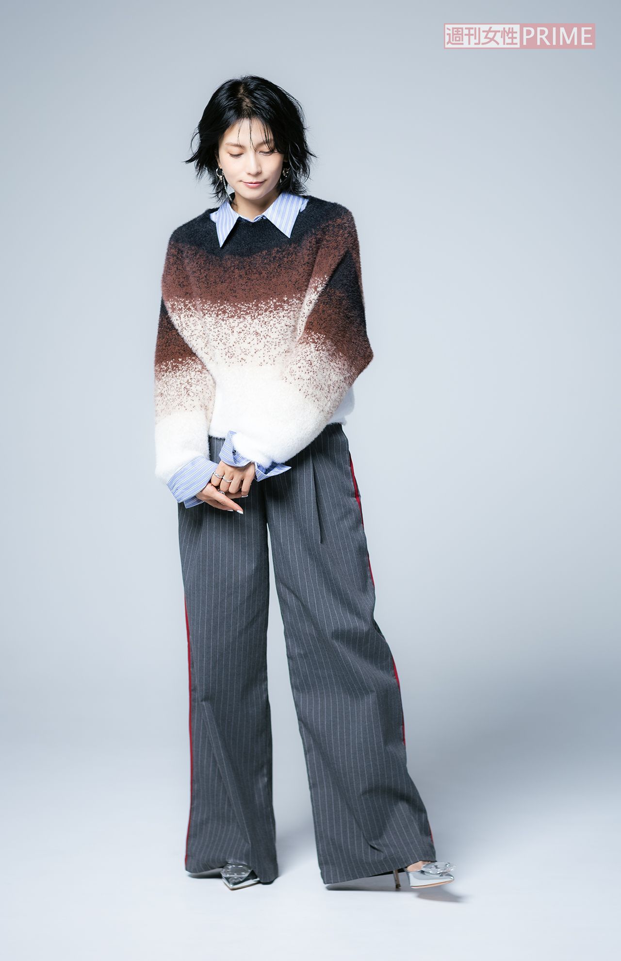 柴咲コウ　撮影／矢島泰輔　ヘアメイク／SHIGE（AVGVST）　スタイリング／柴田圭　衣装協力／JUSTINECLENQUET（THEWALLSHOWROOM）