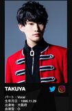 新型コロナウイルスの感染が発覚し、15日に退院したTAKUYA(公式HPより)
