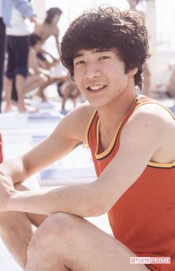 田原俊彦。大磯ロングビーチでのショット（'81年撮影）