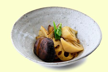 しいたけと根菜の煮物