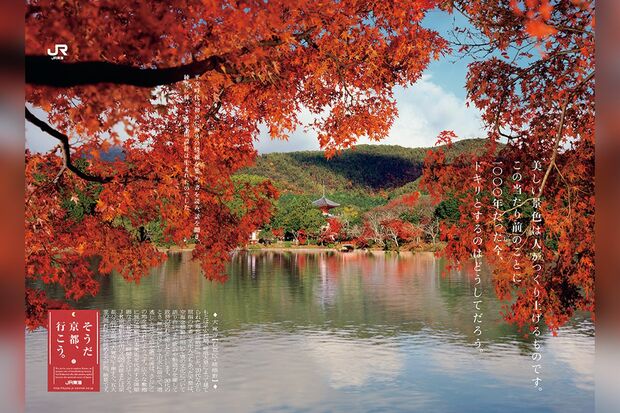 「大覚寺（旧嵯峨御所　大本山大覚寺）」'07年秋。“美しい景色は人がつくり上げるものです。この当たり前のことに、一〇〇〇年たった今、ドキリとするのはどうしてだろう。”