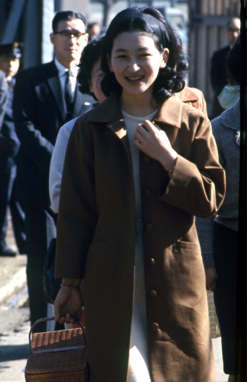 1966年3月、学習院幼稚園の遠足