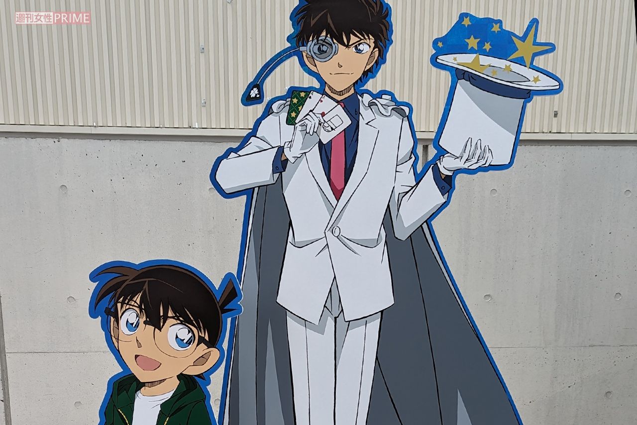 '24年公開の劇場版『名探偵コナン　100万ドルの五稜星（みちしるべ）』と北海道・函館がコラボした際の立て看板　撮影／編集部