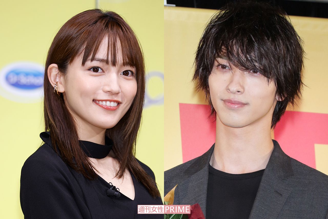 川口春奈（左）と横浜流星（右）