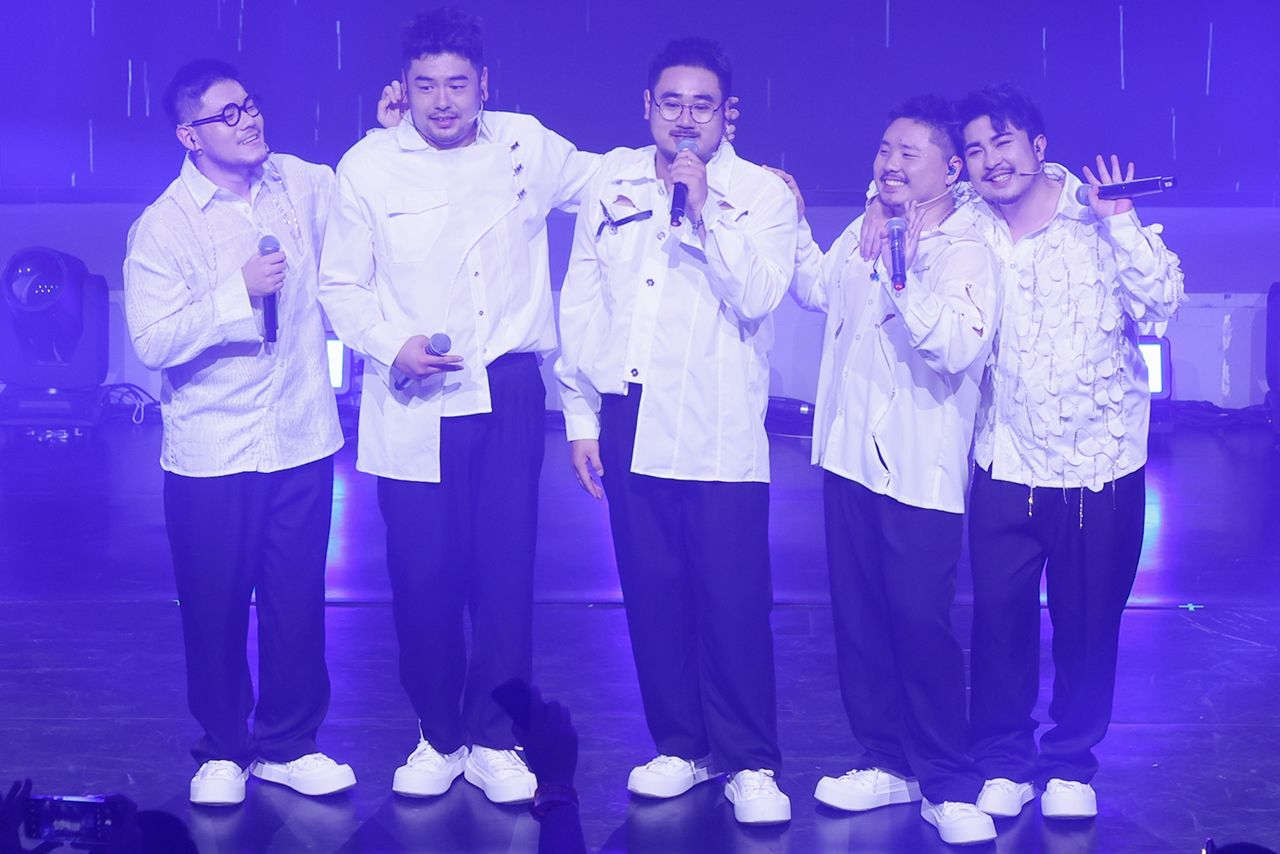 『熊猫堂ProducePandas』北京でのライブのもよう