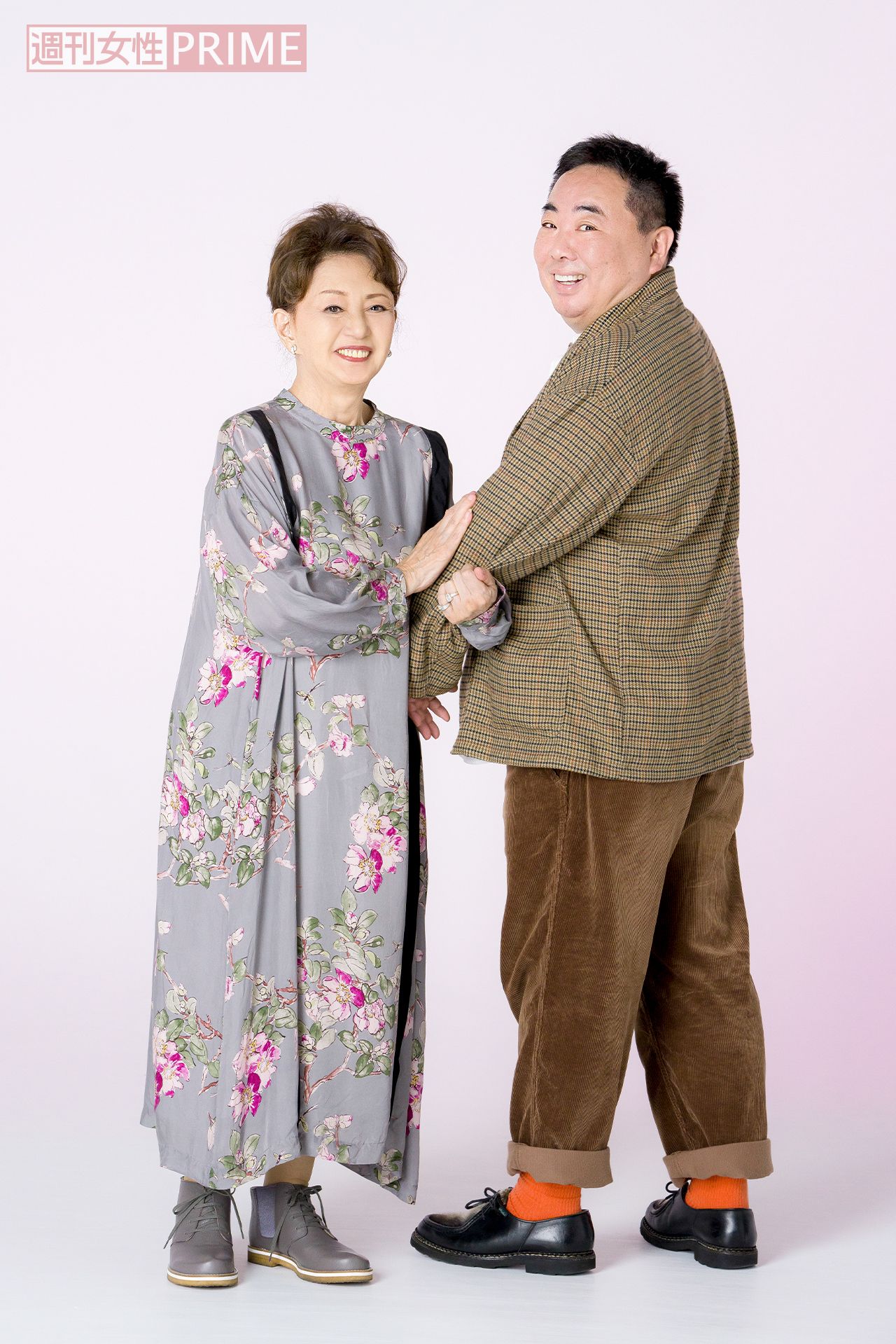 加賀まりこ・塚地武雅　撮影／伊藤和幸