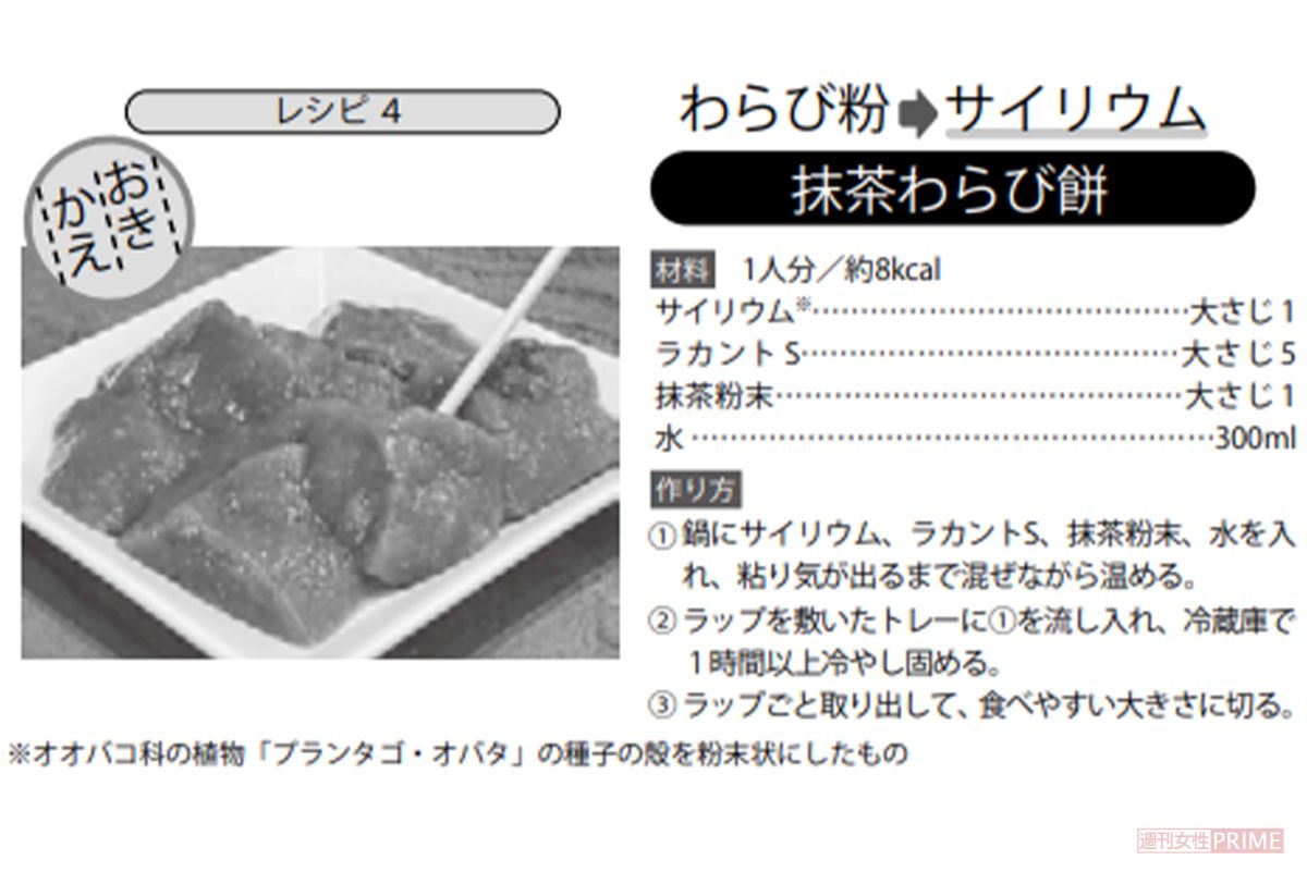 抹茶わらび餅　レシピ