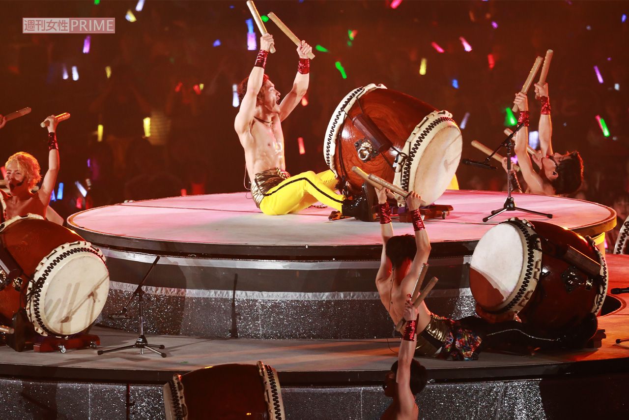 2019年8月、『ジャニーズJr.8.8祭』で太鼓を披露するSnow Man