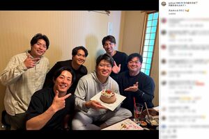 同年代には6億円プレーヤーの村上宗隆選手も（金久保優斗インスタグラムより）