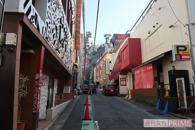 須藤早貴容疑者がデリヘルをしていた渋谷のラブホ街