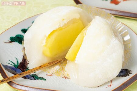 一心堂の「フルーツ大福」　撮影／矢島泰輔