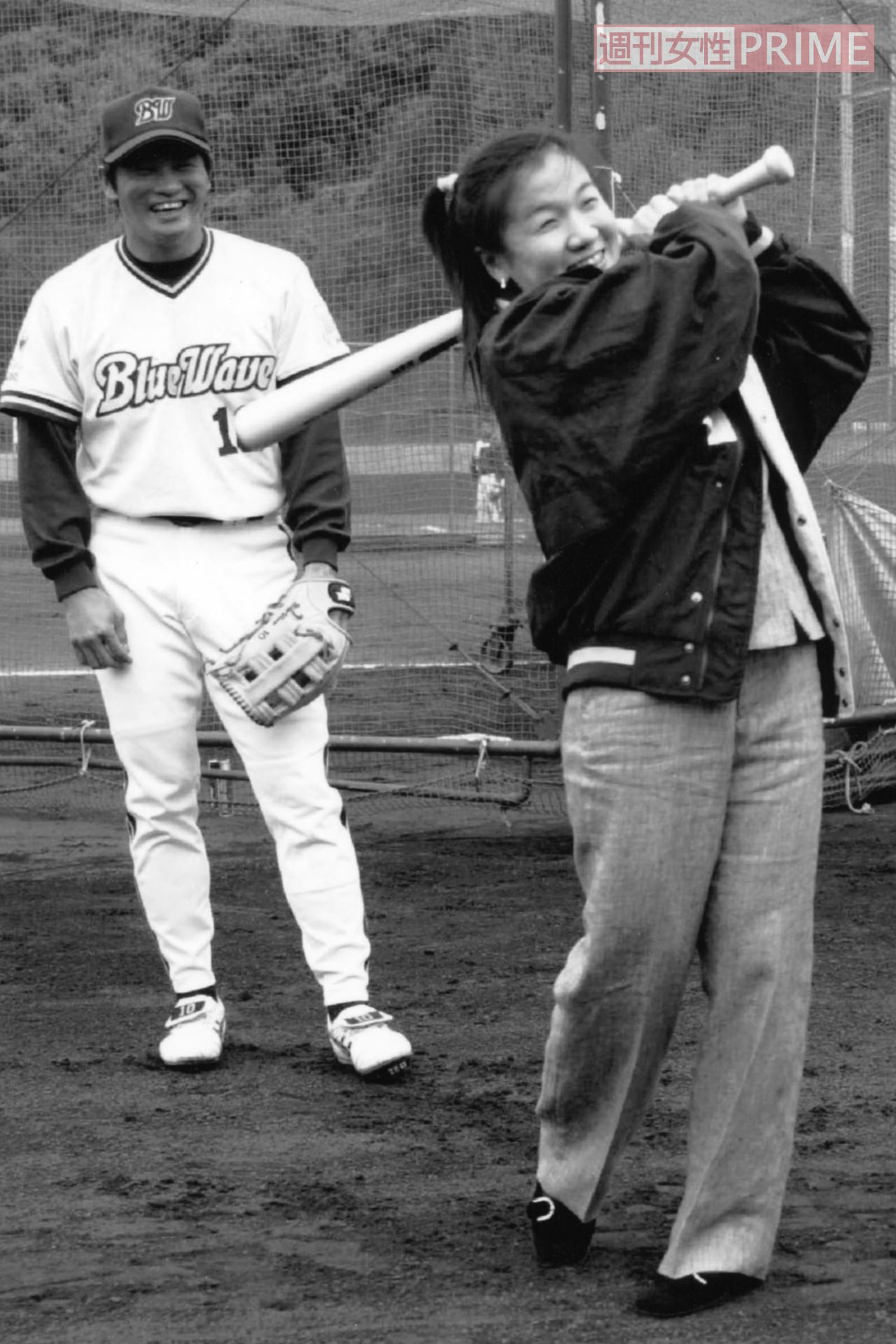 恋人のオリックス・谷佳知外野手のキャンプ地を訪ねる田村亮子