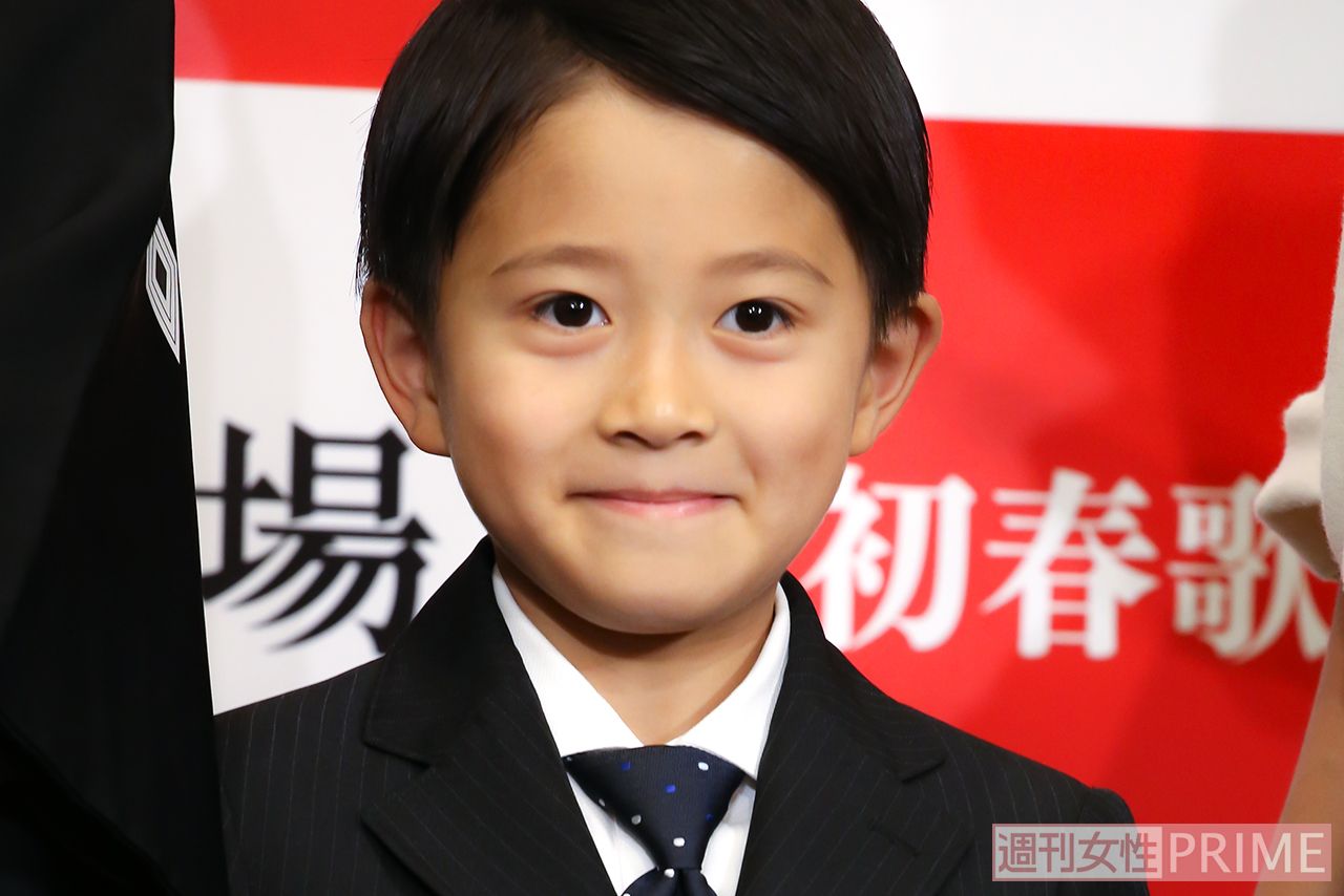 キリとした目鼻立ちがかっこいい堀越勸玄