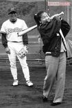 恋人のオリックス・谷佳知外野手のキャンプ地を訪ねる田村亮子