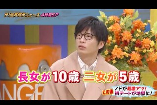 『ザ！世界仰天ニュース』に出演し、永野芽郁の隣で子どもについて語っていた田中圭（Xより）