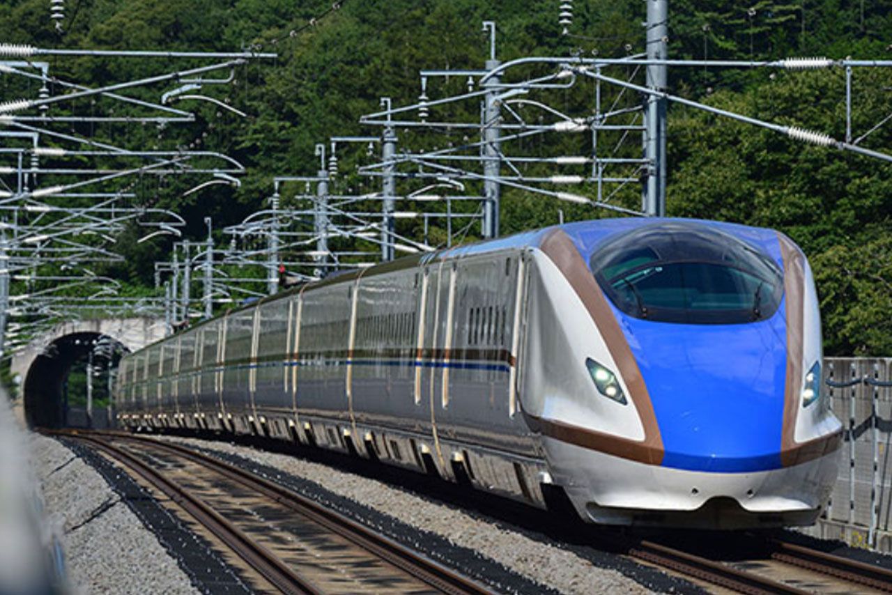 上越新幹線E7系（JR東日本の公式サイトより）