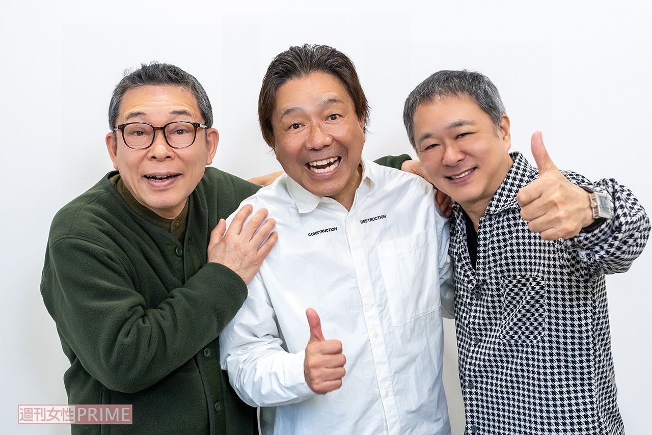 「今は3人の関係が良好だし、気持ちのいいところにたどり着いた感じ」と長江が話すように、3人の掛け合いのトークは磨きがかかっている　撮影／佐藤泰彦