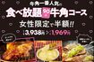 “男性差別”との批判の声が上がった、半額キャンペーンの告知ページ(牛角公式より)