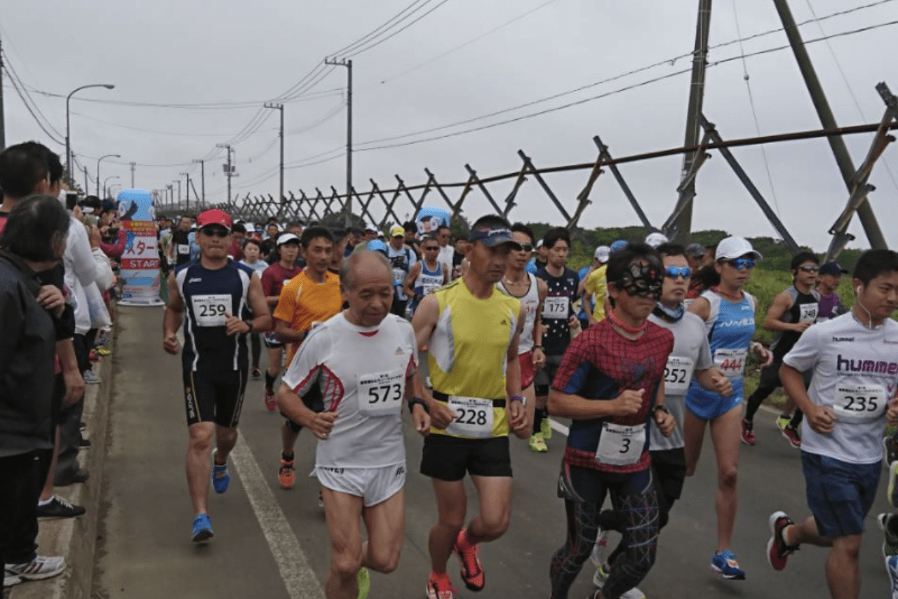 2017年8月、「最東端ねむろシーサイドマラソン」を完走した