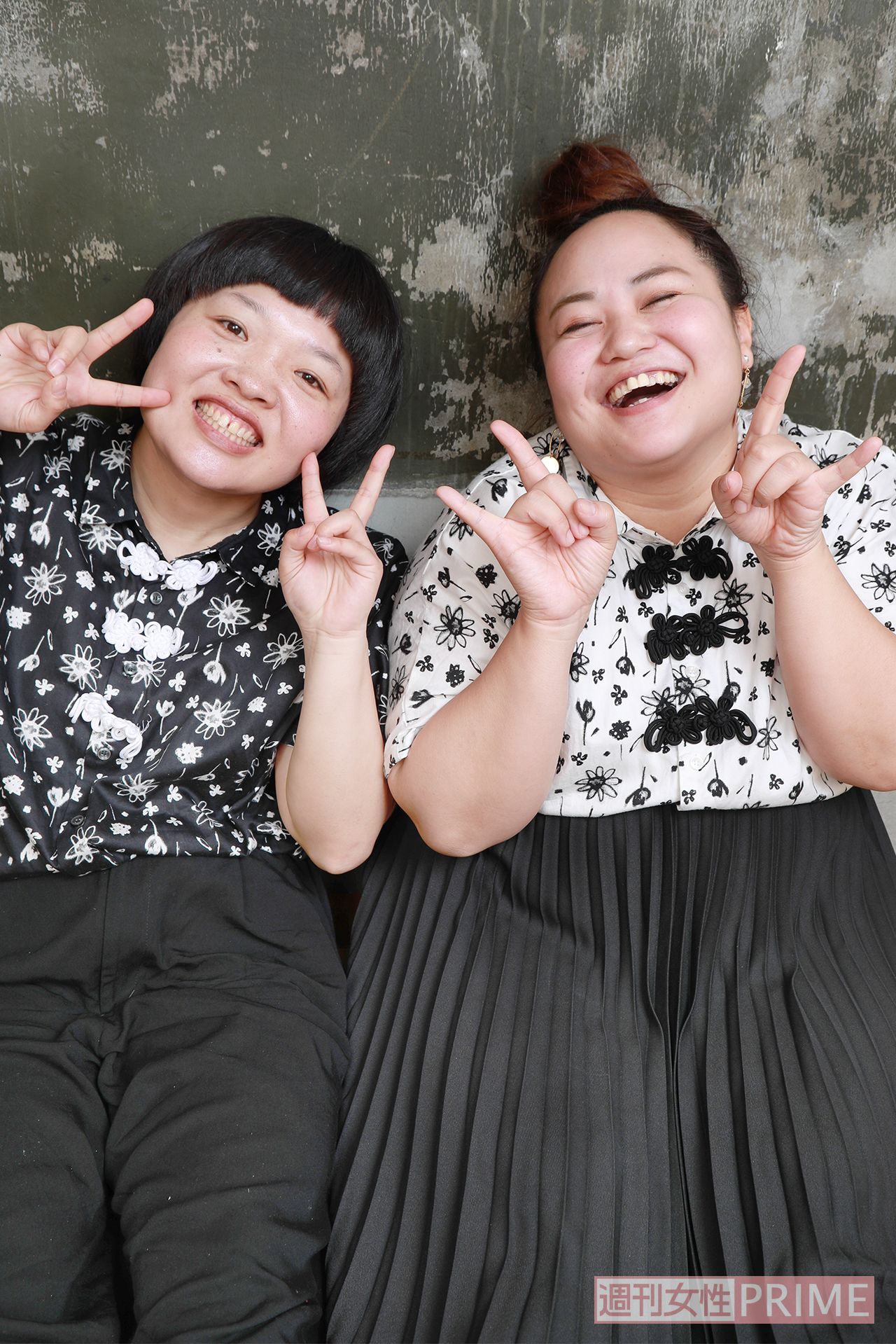 おかずクラブ（左）オカリナ、（右）ゆいP　撮影／森田晃博