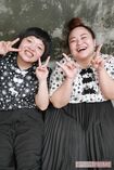 おかずクラブ(左)オカリナ、(右)ゆいP 撮影/森田晃博