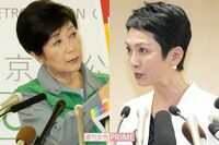 《東京都知事選》小池百合子VS蓮舫の頂上決戦「緑のタヌキと白いキツネ」の揶揄も激突200万票の競り合い
