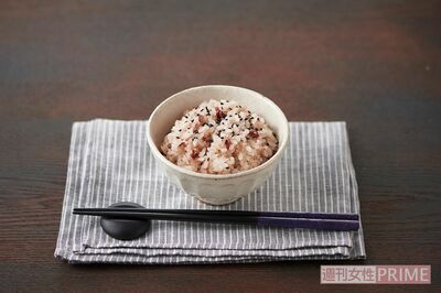 あずきバーを使ったお赤飯