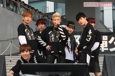 2014年6月に行われた防弾少年団（BTS）の日本デビューイベント