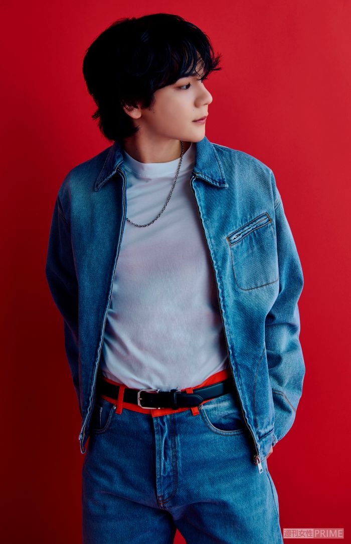 JO1　豆原一成　撮影/山田智絵、ヘアメイク/西尾さゆり、スタイリスト/岡本健太郎