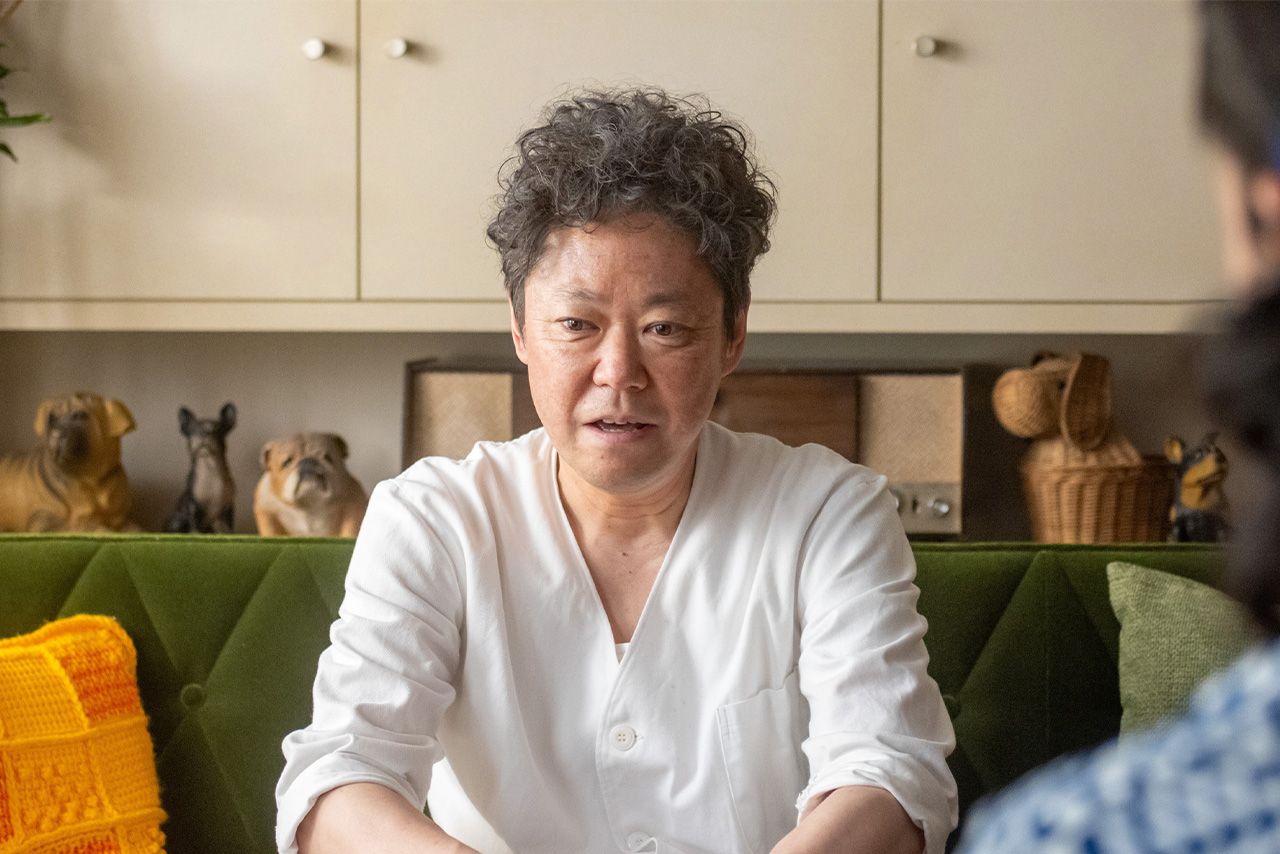 実は妖精だったという設定のヤムおんちゃんを演じた阿部サダヲ写真提供／NHK