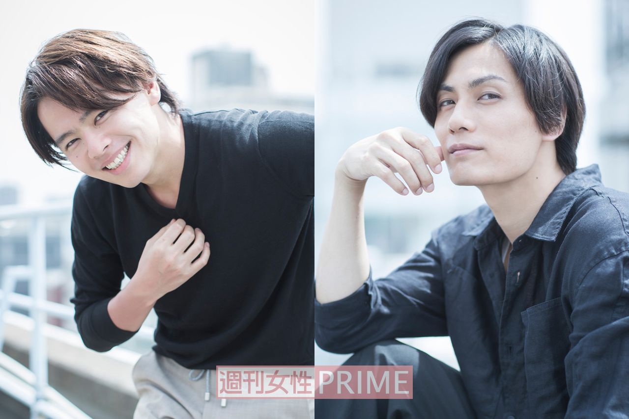 左から中川晃教、加藤和樹　撮影／廣瀬靖士