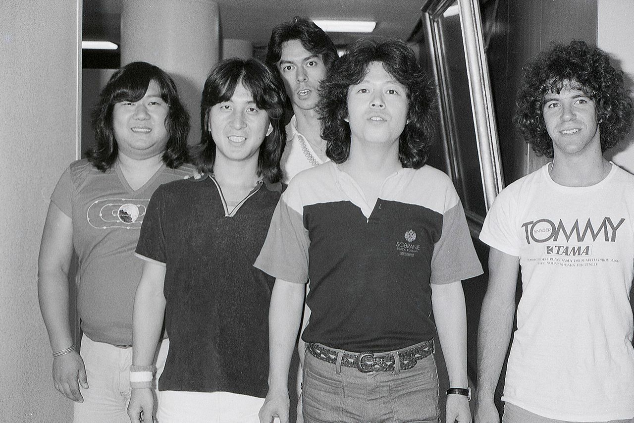 1979年、週刊女性が撮影したメンバー（当時は5人）