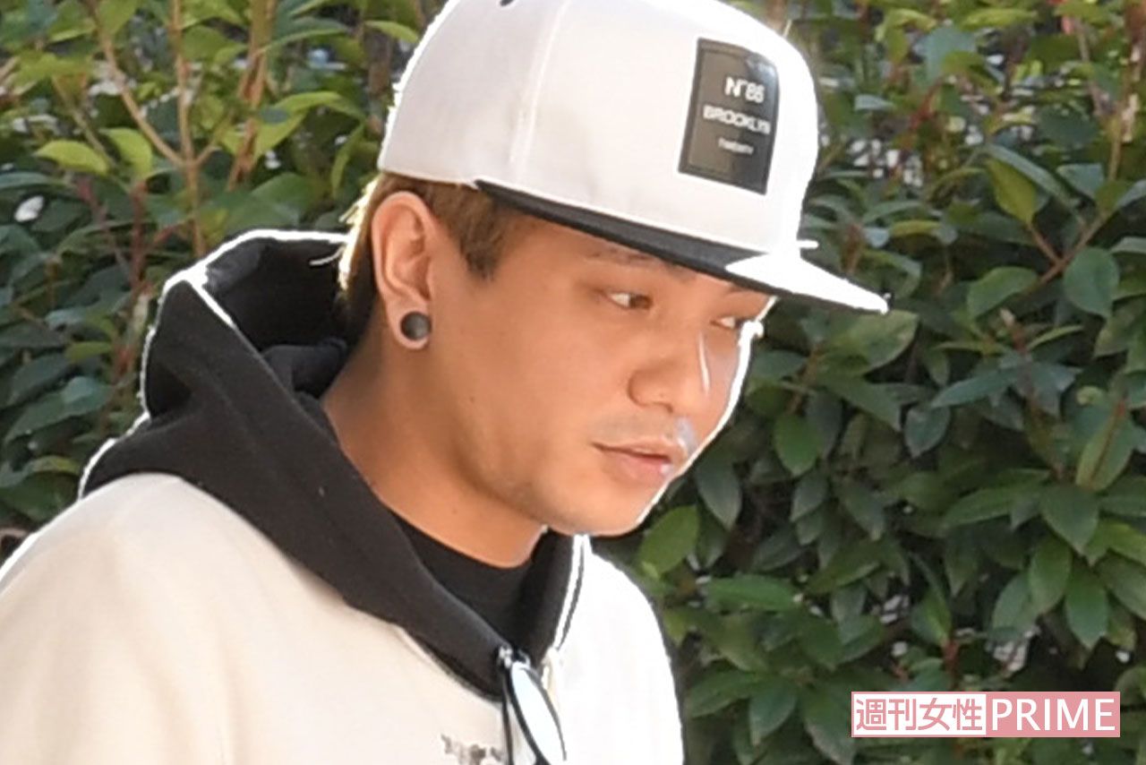 直撃取材を受ける田中聖（'17年）