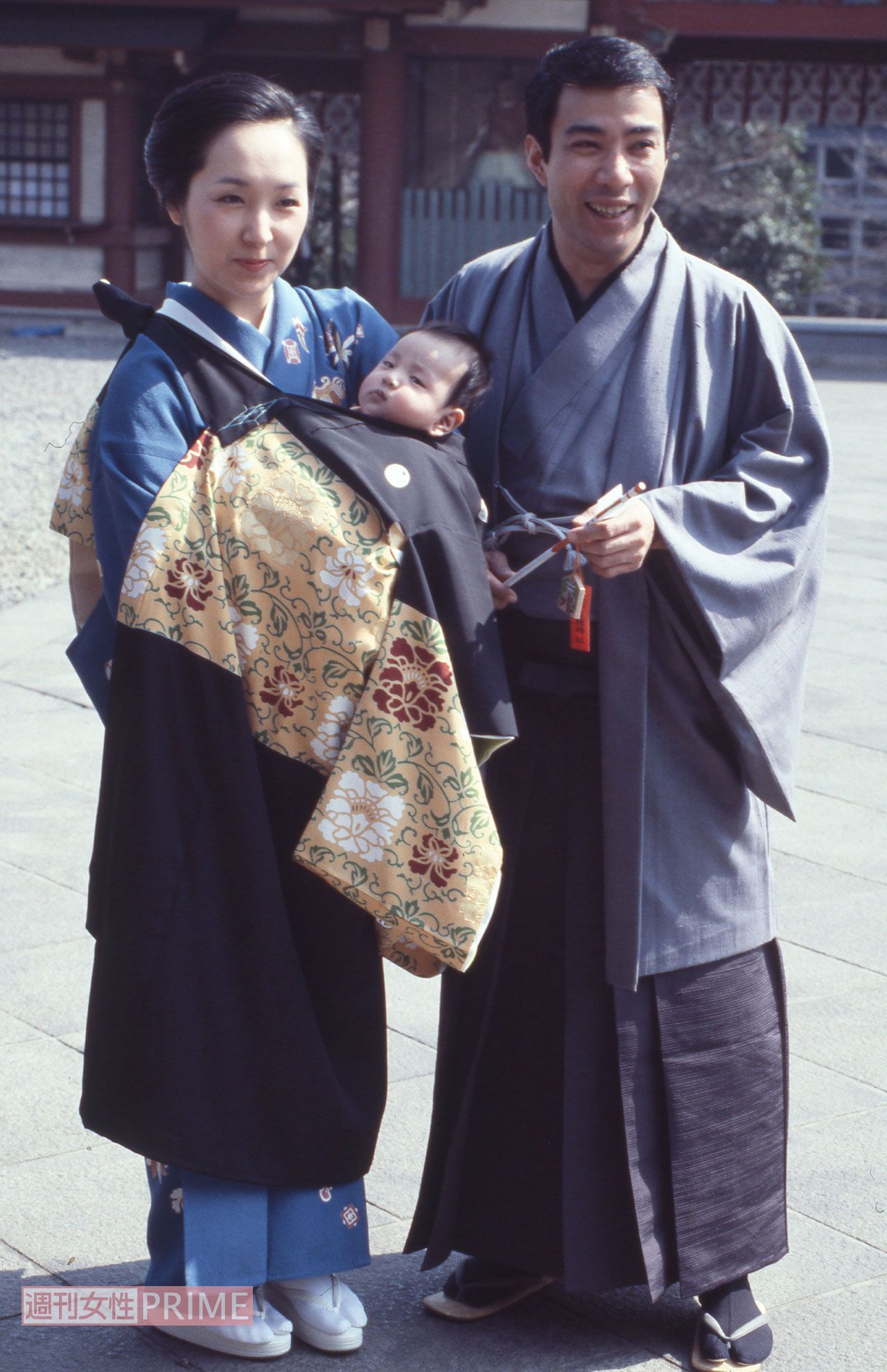 十代目市川海老蔵・希実子夫妻_長男（堀越寶世)お宮参り