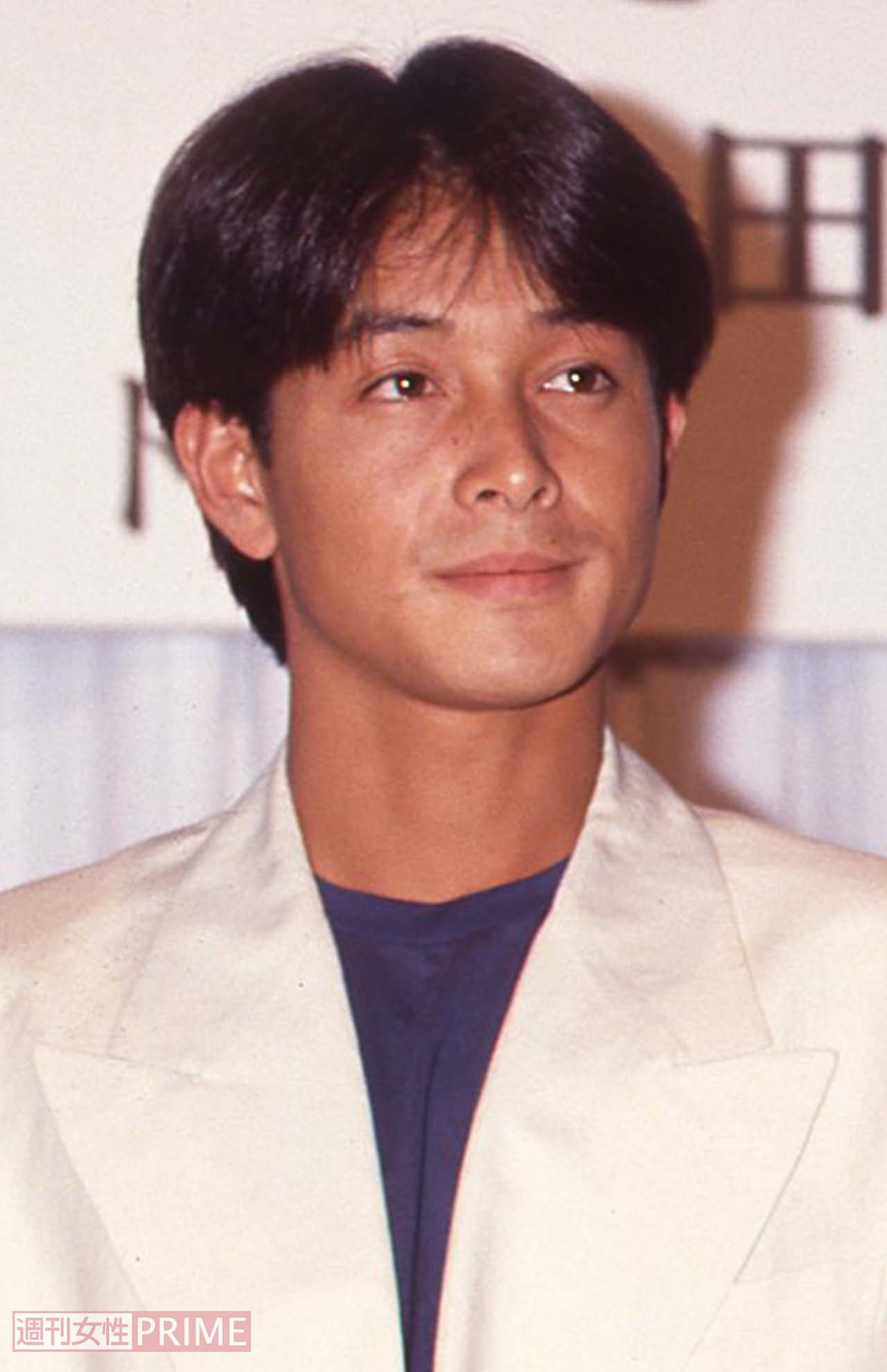 『もう誰も愛さない』放送翌年（1992年6月）の吉田栄作。トレンディ俳優として人気絶頂だった