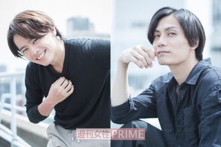 左から中川晃教、加藤和樹　撮影／廣瀬靖士