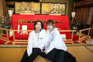 角田市の魅力を発信する紗栄子とYOSHI。被災地支援プロジェクト『YOUR RESTAURANT』プレスリリースより