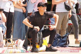 愛娘の運動会に参加した東山紀之