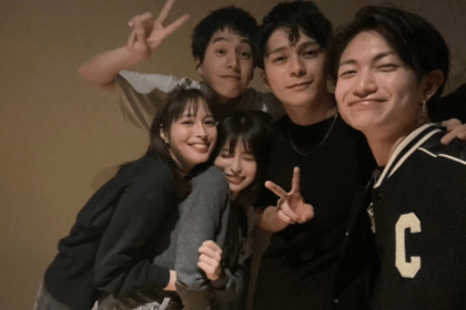 長濱ねる、月9ドラマ『366日』の共演者と（長濱ねる&STAFF公式Xより）