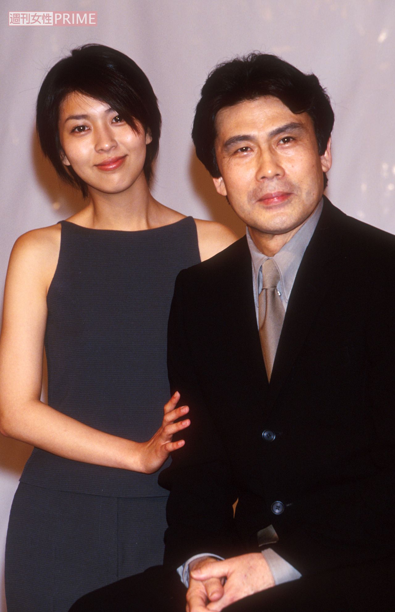 松本白鸚（当時は幸四郎）と、娘の松たか子